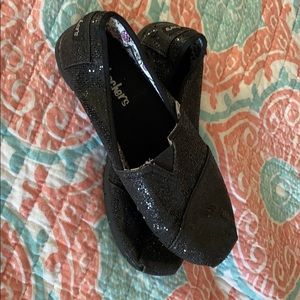 Sketcher glitter slip ons